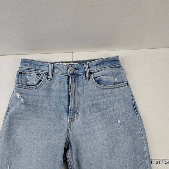 Abercrombie‎ & Fitch The Mom High Rise Curve Love Jeans 26 Light Wash 4192 - Picture 2 of 11